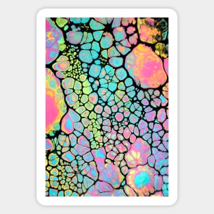 Psychedelic Cells - Acrylic Swipe Sticker